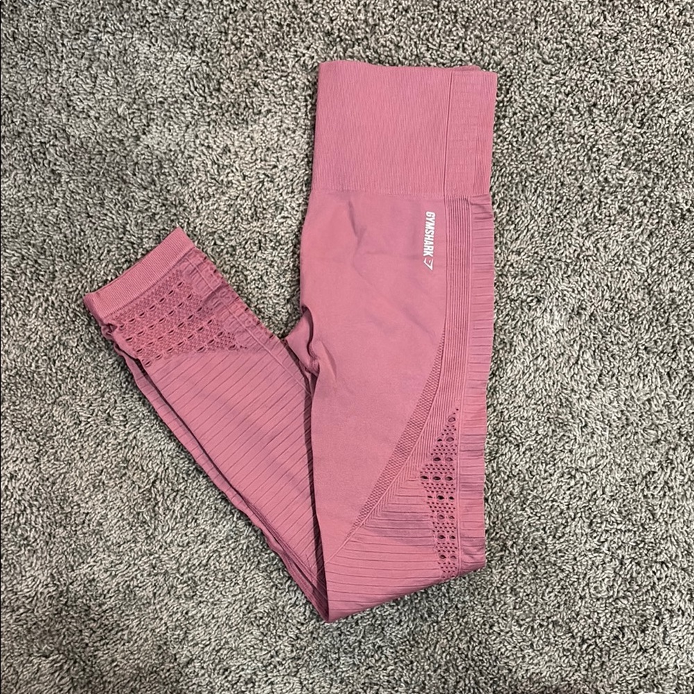 Gymshark Pink Seamless Leggings High-Waisted Performance
